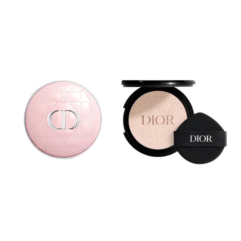 

DIOR Cushion Two-piece set D: pink high-end shell + 00 soft and shiny серебряный
