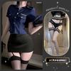 Sex Underwear Sex Police Uniform Cosplay Uniform Hot Nightclub Bar Uniform Hollow Buttocks Skirt Women
