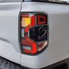 Car Rear Tail Light Lamp Cover Trim For Ford Ranger -2025 Accessories Carbon