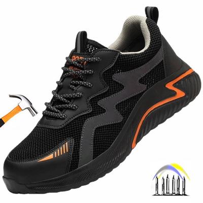 Security-Protection Insulated Shoes Anti Oil Safety Sneakers for Work Plastic Toe Safety Shoes High Reflective Safety Work Shoes