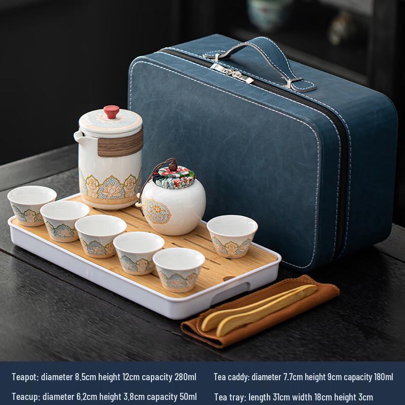 Portable Ceramic Chinese Travel Tea Set