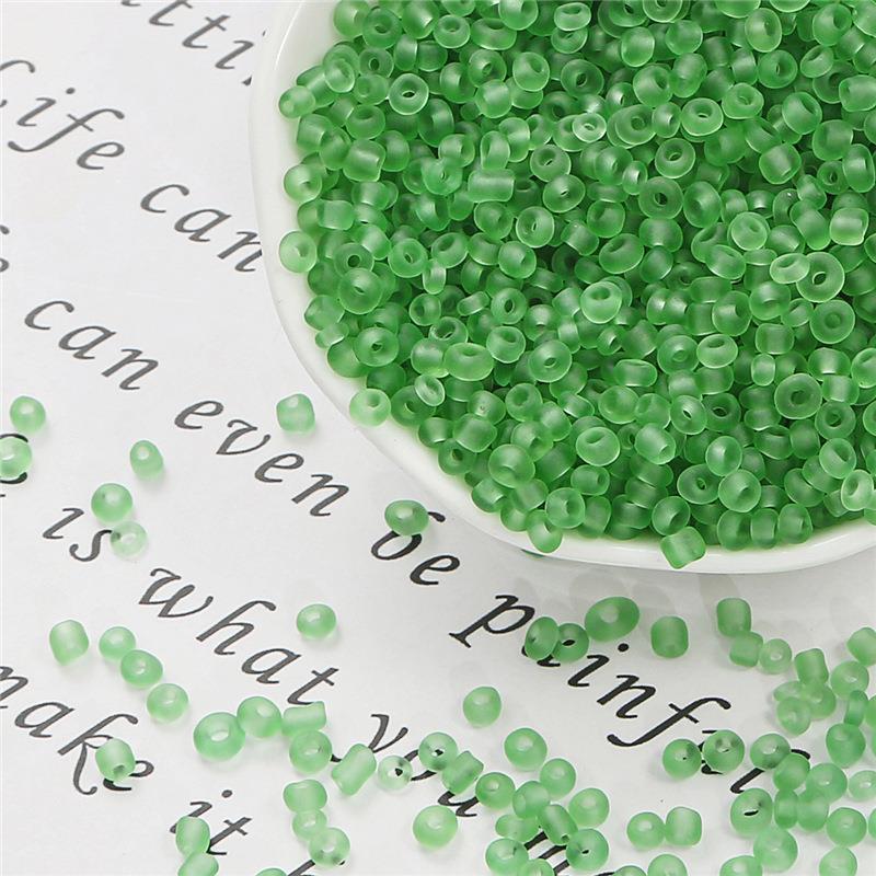 Frosted Transparent Rice Beads for DIY Bracelets, Necklaces, Hairpins, Tassels