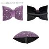 1Pc Diamond  Bowknot Car Neck Pillow  Auto Headrest Seat Support Waist Pillows Bling Car Accessories For Women