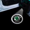 2Pcs Car Door Emblem Light LED Welcome Lamp Wireless Laser Projector For Skoda Octavia MK2 MK3 2 3 A7 Fabia Karoq Kodiaq Superb Rapid Kamiq