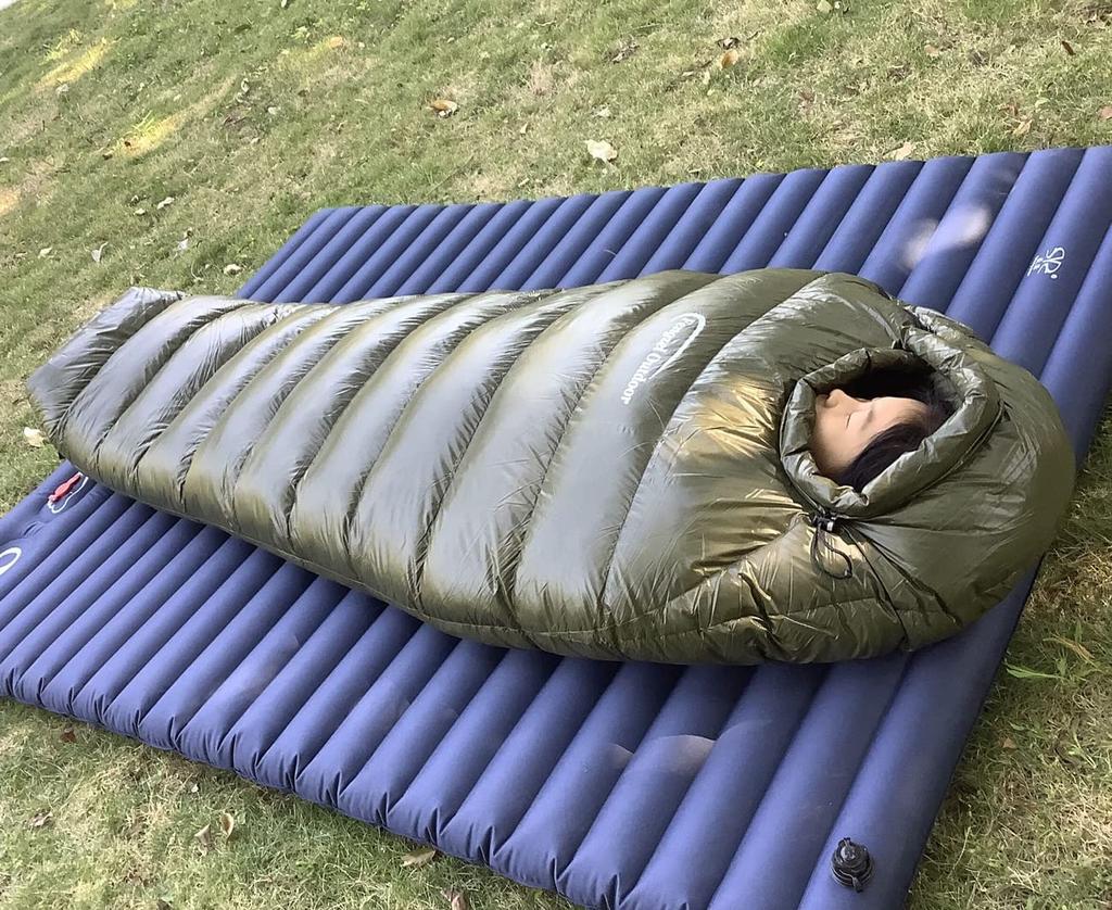 Fengzel Outdoor Mummy-shaped Sleeping Bag, 90% Down, 400-2500g High Quality Down Filling, Beautiful Luster, Connectable, Multi-colored, Minimum