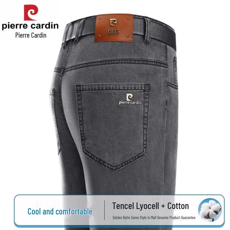 Pierre Cardin Men s Washed Straight-Leg Denim Jeans 29
