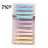 File Marking Tags Arrow Index Tab Stickers, Translucent PET Page Markers, Adhesive Markers Colorful Sticky Flags for Organizing Book And Dividers