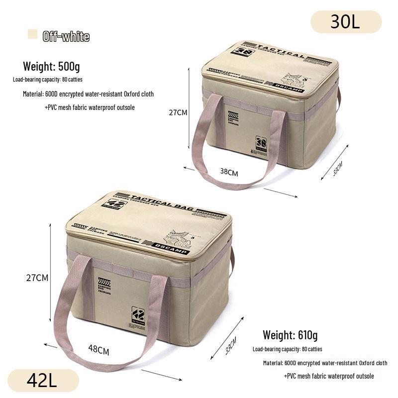Large Outdoor Tactical Cookware & Gas Tank Storage Bag for Camping & Picnics