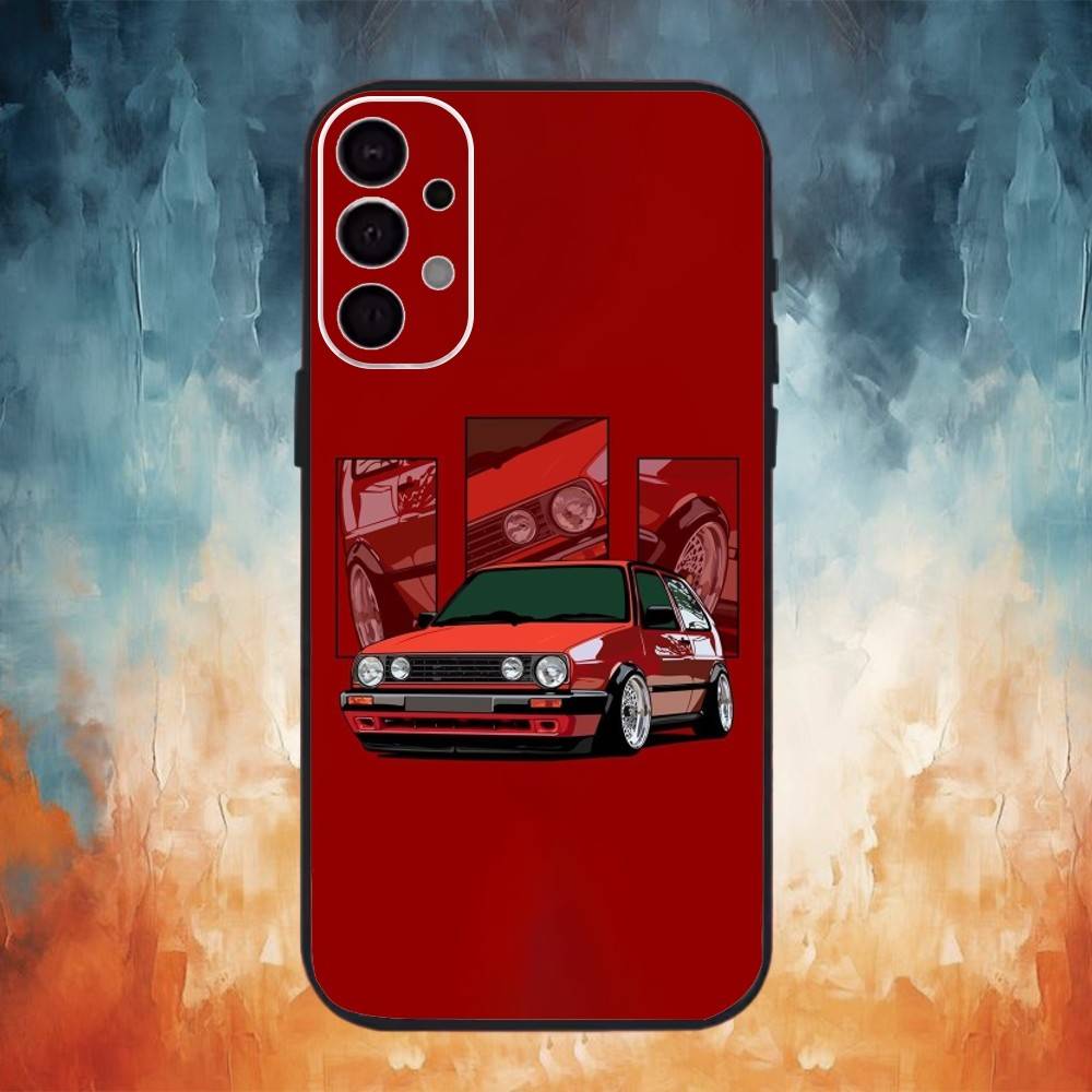 Cool G-Golf Car phone Case For Samsung S26,25,24,21,22,23,30,20,Ultra,Plus,Fe,Lite Black Soft Cover Samsung S20ULTRA5G