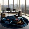 Pennywise (38) Round Office Rug Decorative Floor Rug for Office Bedroom Living Room and Home Space