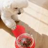 Plastic Dog Puzzle Feeder Cartoon Automatic Feeder Creative Dog Food Dispenser  Mealtime Fun