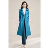 Kebeier Women's Autumn 2025 British Style Mid-Length Trench Coat