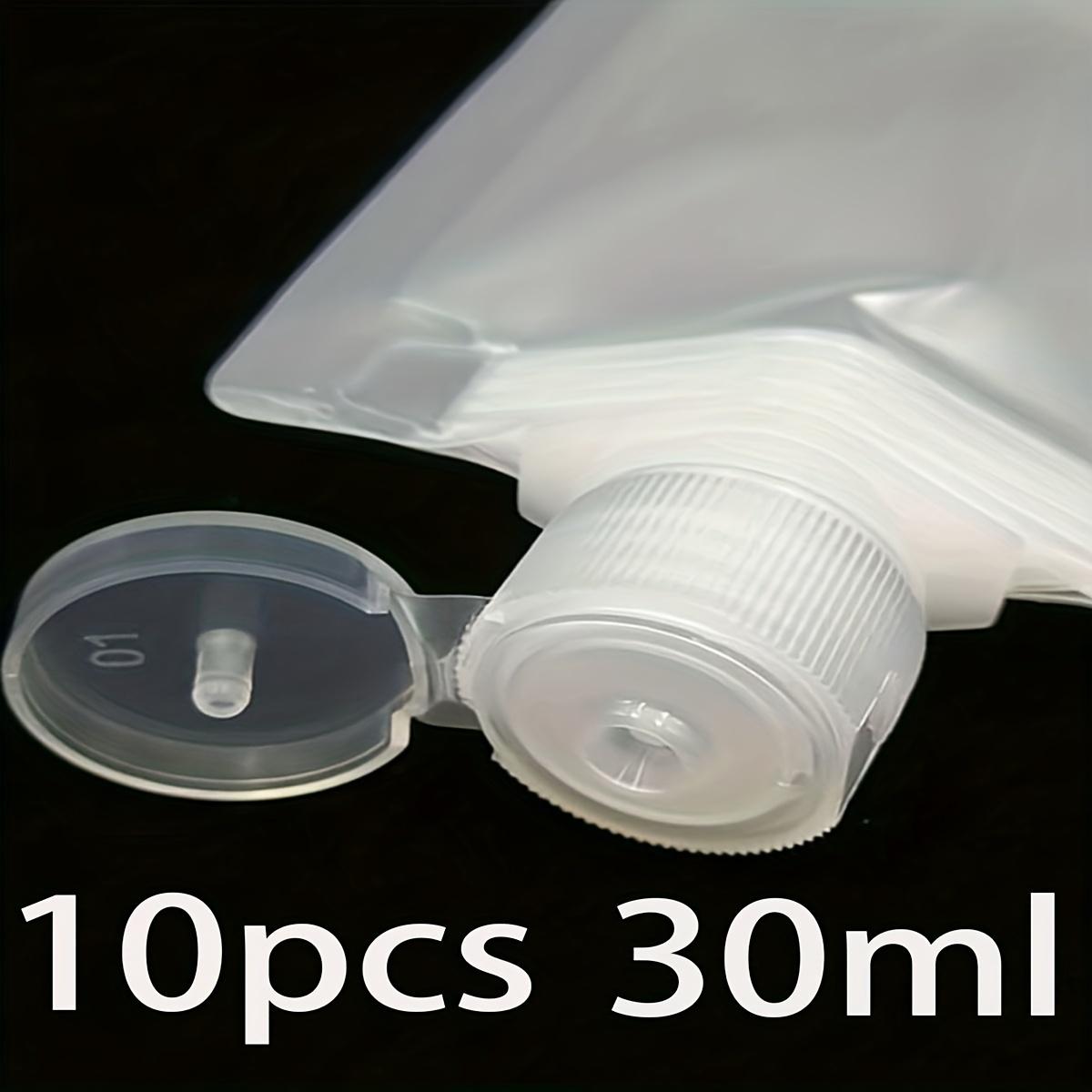 

10 шт. Портативная дорожная косметичка для субупаковки, пакет с носиком, средство для умывания, лосьон для ванны, общий герметичный пакет 30ml