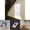 Modern Geometric Small Night Light With Touch Sensing For Home Bedroom Decor