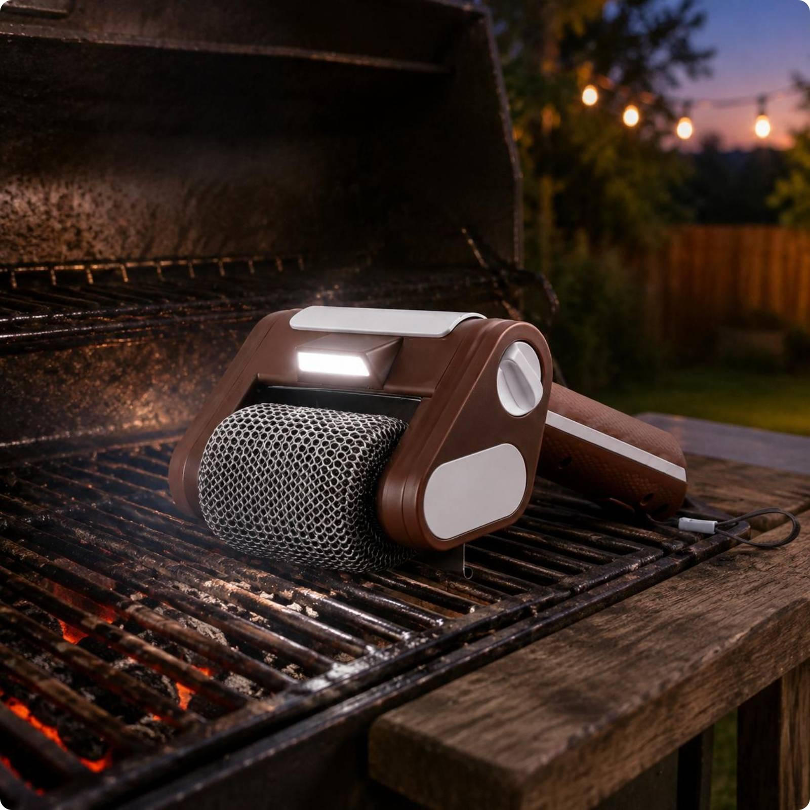 Electric Grill Brush Cordless Cleaner Rotating