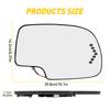 Mirror Glass Heated Turn Signal Passenger Side RH For 2003-2007 Chevy GMC Cadillac