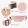 Men's and Women's Street Trend Waist Bag Oxford Casual Color Waist Bag Crossbody Chest Bag