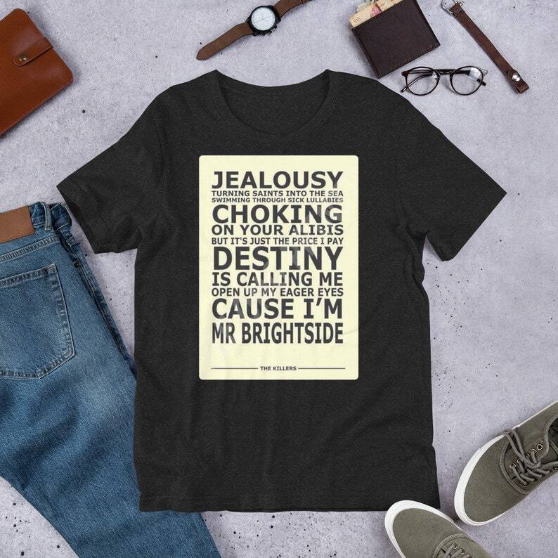 

The Killers Mr Brightside Short Sleeve T-shirt Unisex T-Shirt XXXL