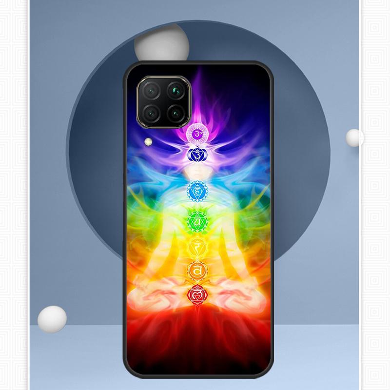 Mandala Chakra Yoga For Huawei Nova 12s 12i 11i 8i Y91 Y60 Y70 Y72 Y90 Y61 9 10 SE P20 P40 Lite P30 P60 Pro Case