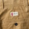 Geonjiulleunseu Corduroy Einfalten Weite Hose - Khaki