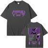 2026 Anime Chainsaw Man Reze Magliette Grafiche Double Sided Uomo Donna Moda Casual Morbido Cotone Maglietta Top Unisex Regalo per Appassionati di Manga