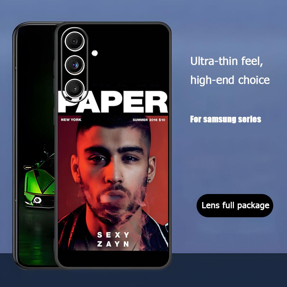 

Star Zayn Malik Singer Hot Phone Case For Samsung Galaxy S26 S25 S24 S23 S22 S21 Plus Ultra Note20 Soft Black Galaxy S21 Ultra 5G