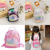 Kids Fashionable Sequin Backpack With Lace Bow And Butterfly Decor For School And Travel