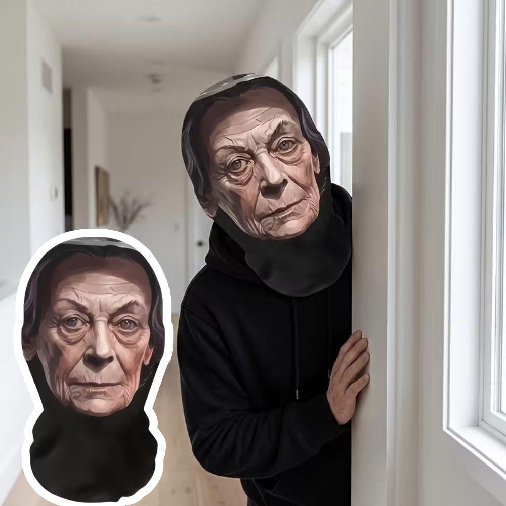 Breathable Funny Horror Grandma Mask Ultra-Soft Mesh Mask Party Masquerade Mask Masquerade Balls