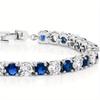 1 Piece of Italian Luxury 925 Silver Inlaid Moissanite Bracelet, Suitable for Various Occasions Such As Banquets, Including Exquisite Jewelry Box