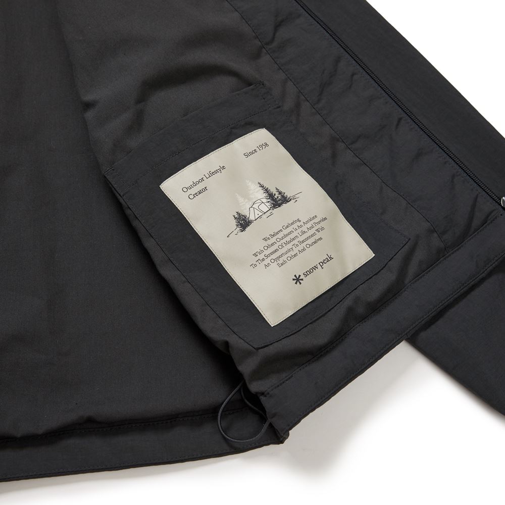 SNOWPEAK Campfl Women's Collar Windbreaker Dark Charcoal (S24FWCWB17)