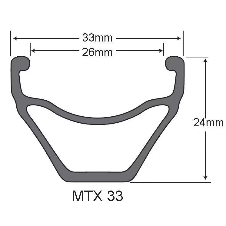 Sun ráfek Mtx33 MTX39 ráfek ráfek s vysokou pevností DH fr am ráfek 32 děr Ráfky 26in 27.5in černý MTB Ráfek pro horské kolo