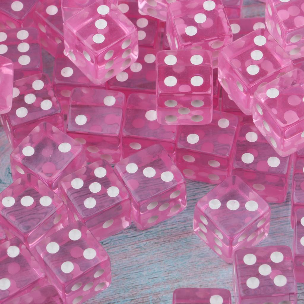 100 buc. Set D6 cu 6 fețe