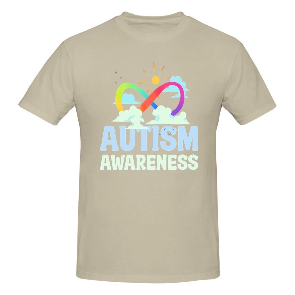 Piece Proud Of You Funny Graphic  Cotton TShirt Autism Awareness Day Tees Tops For Unisex