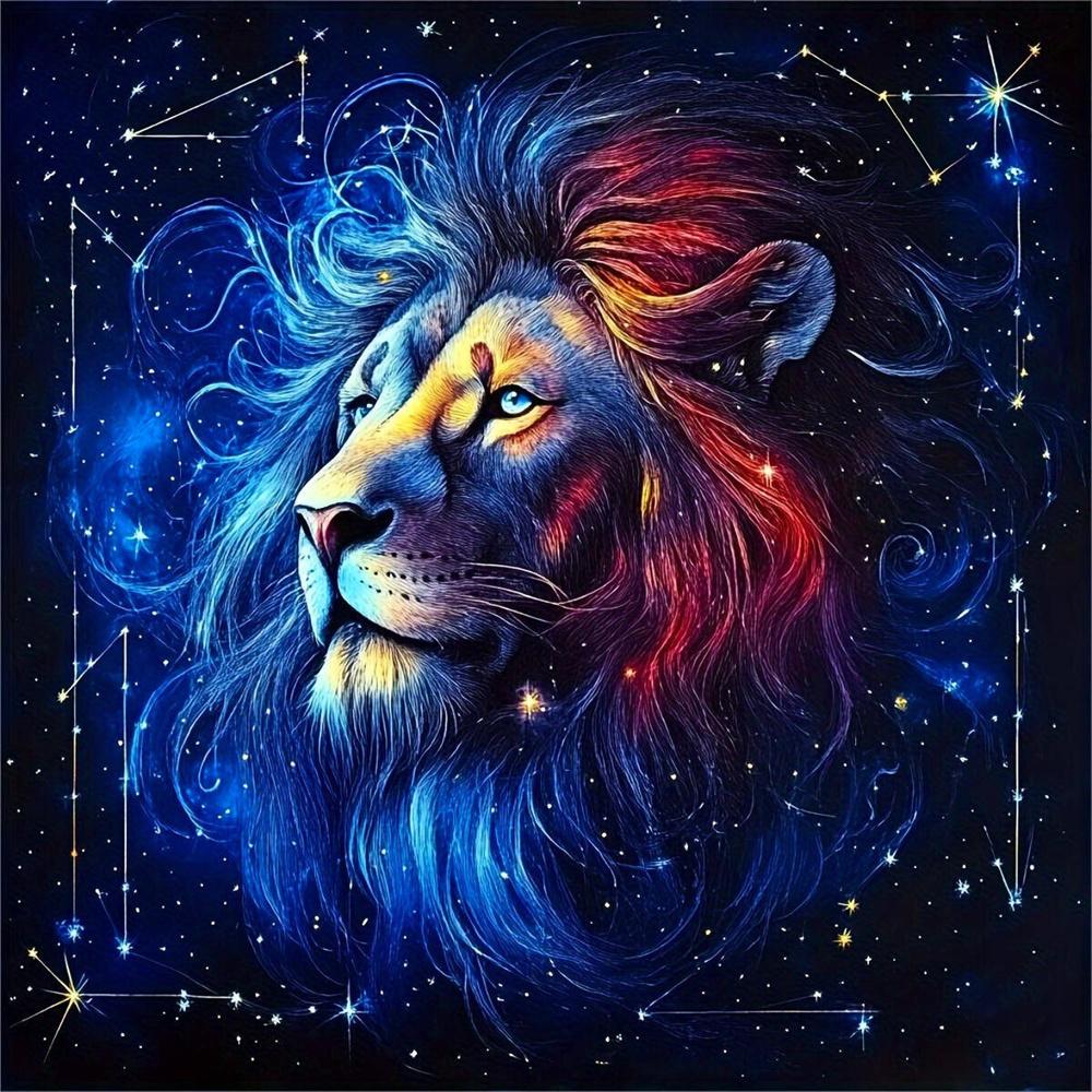 DIY Diamond Embroidery Constellation 5D Diamond Painting Leo Aries Full Round Drill Mosaic Set Decor For Home
