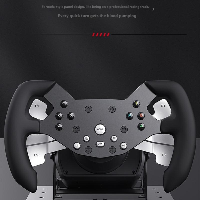 Upgrades Formulas Racing Wheel Replacement Lightweight Aluminum Ergonomic Grip Suitable for V10 & V10Pro Simulation