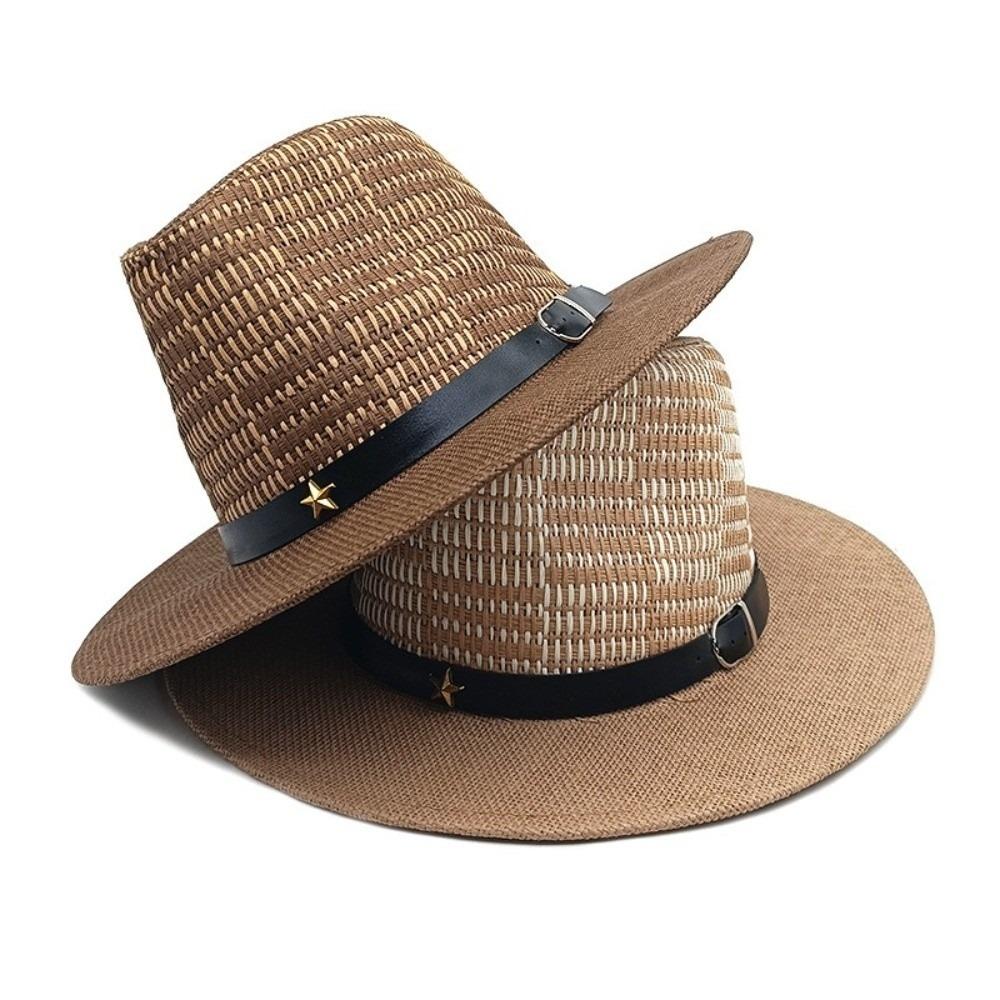Summer Fashion Wide Brim Hat Simple Design Jazz Top Hat Top Hat Panama Hat  Jazz Events