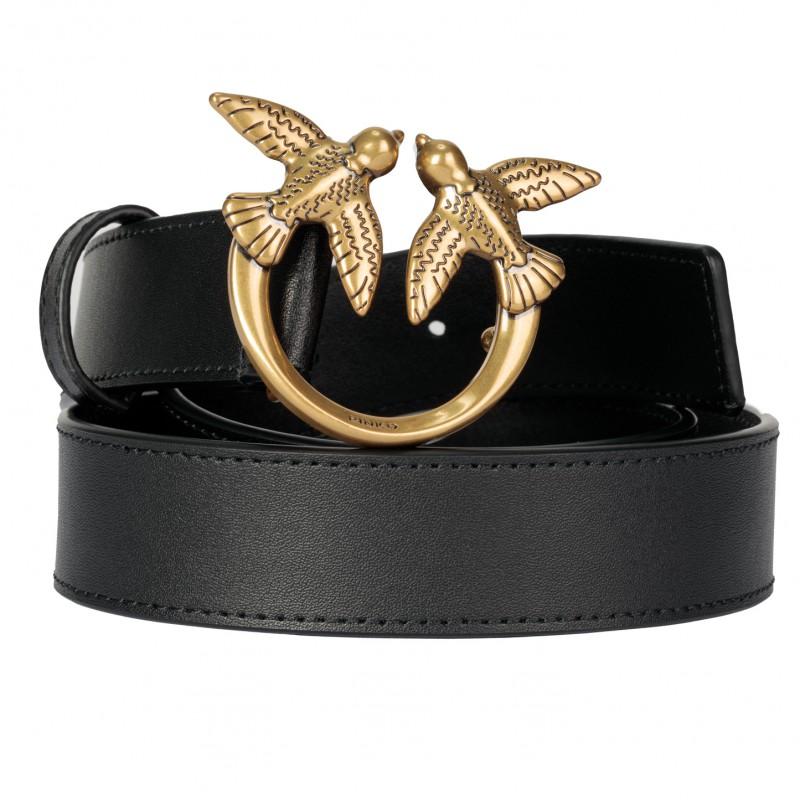 SuperMerchantEU Pinko damesleren riem love berry simply - Maat: M