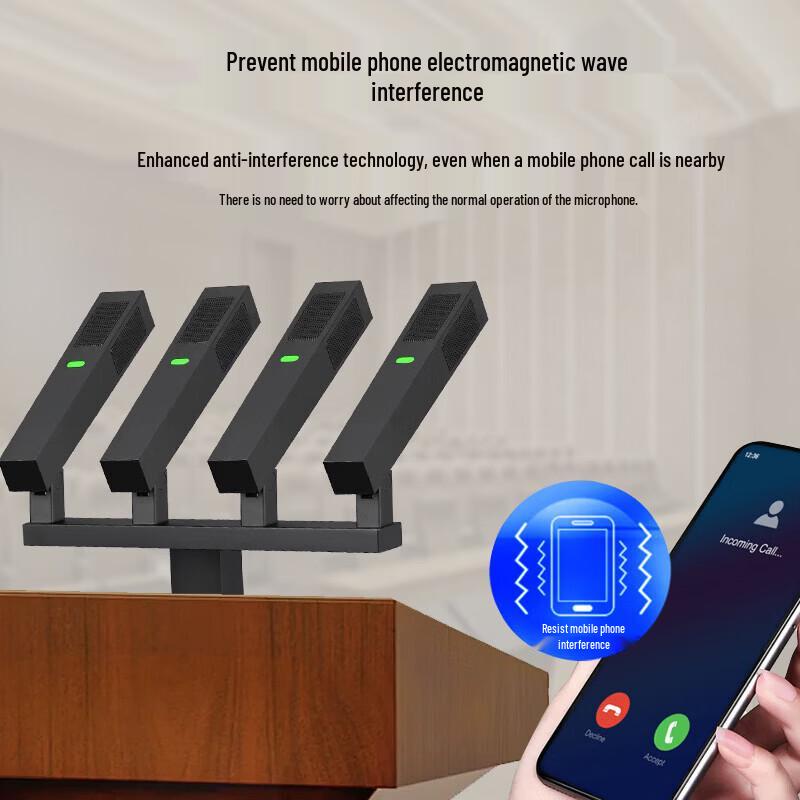 HuiDu HM-Y4 Professional Floor-Standing Speech Microphone (CN version)