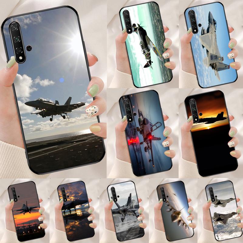 Fighting Plane Aircraft For Huawei Nova 10 9 SE 5T 12s 12i 11i Y91 Y90 Y60 Y70 Y72 Y61 P20 P40 P30 Lite P60 Pro Case