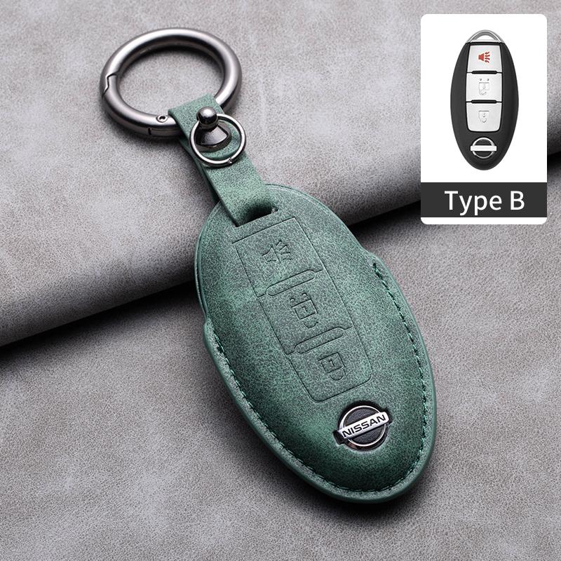 Car Key Remote Case Cover Holder For Nissan Tiida Qashqai J11 J10 Micra Kicks Altima X-Trail Fuga Navara Leaf Note Sentra Murano