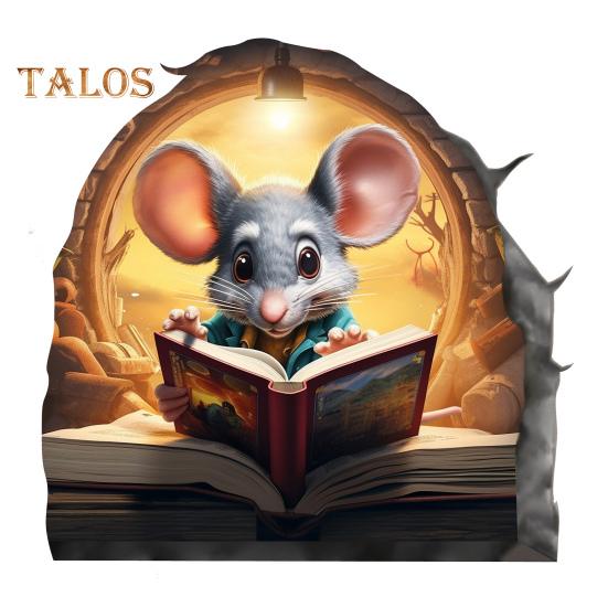 

Наклейка на стену с изображением мыши, отклеивающаяся и приклеивающаяся, мультяшная наклейка с изображением мыши для чтения, водонепроницаемая самоклеящаяся наклейка для детской комнаты, класса, домашнего декора стен F