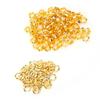 200Pcs 6mm Shoes Grommet Hollow Hole Rivet DIY Hand Made Brass Gold Leather Accessories