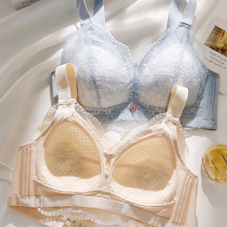 Damen BH Dünn Atmungsaktiv Vollschale Übergröße Dessous Sammel-BH Still-BH Push-up-BH