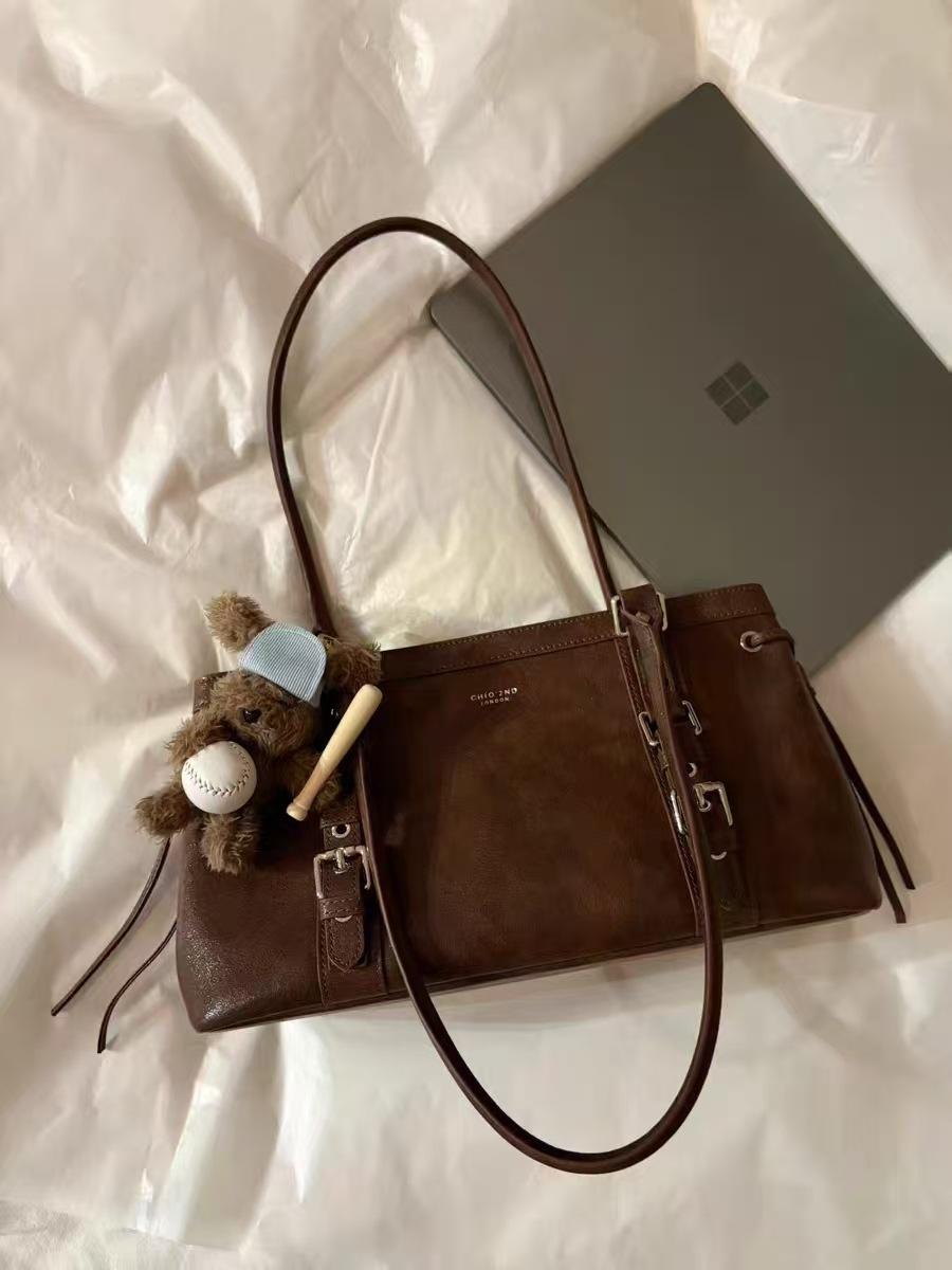 

Nanfeng Versatile Casual Vienna Autumn Tote Bag Women s Autumn and Winter Retro Commuter Large Capacity Portable Shoulder Bag