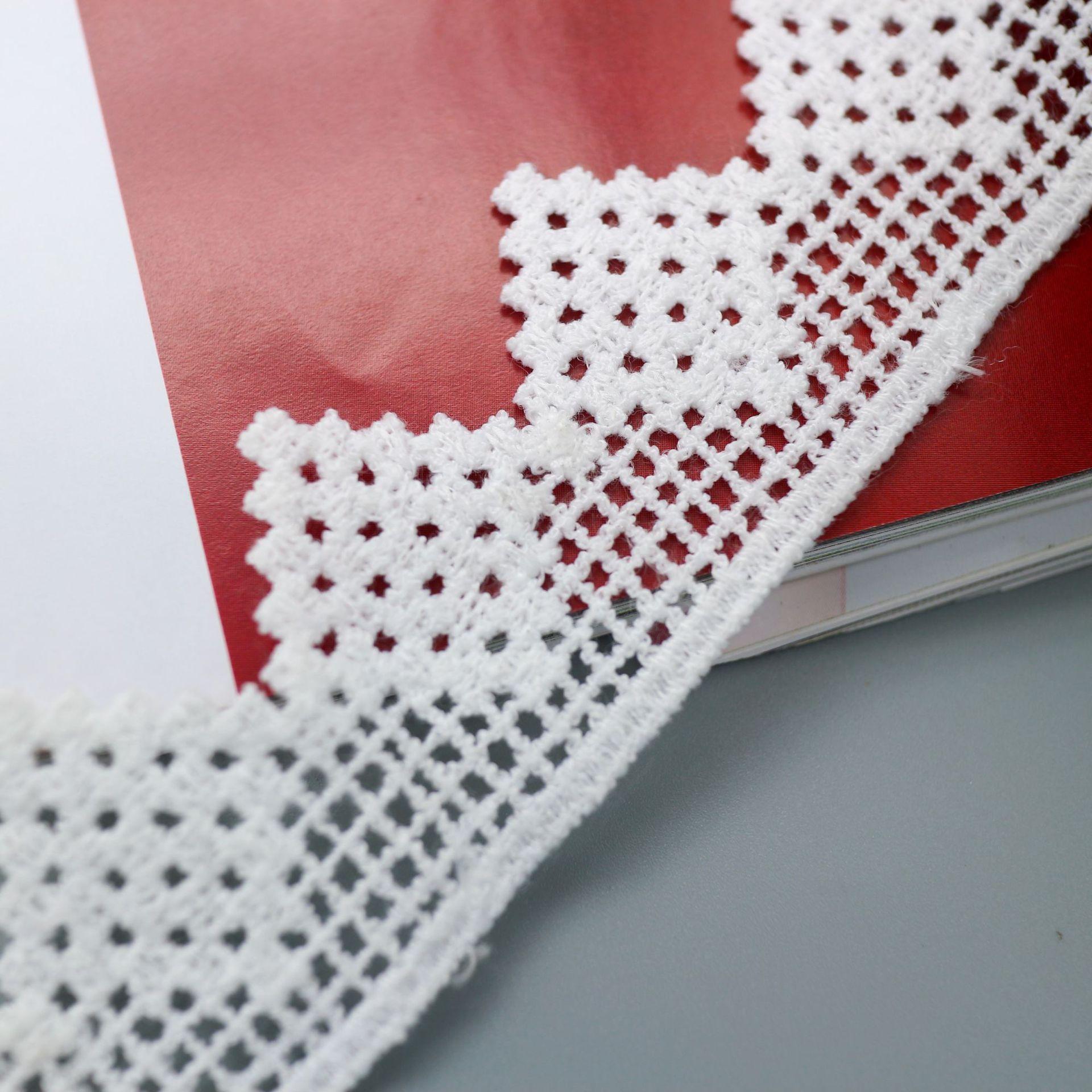 

Unilateral Embroidery Milk Silk Non-Elastic Lace Barcode 3.2Cm Children S Clothing Accessories Handmade Diy WM7962a