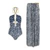 Swimsuit Women's Korean Ins One-piece Sexy Belly Covering Slimming Fairy Hot Two-piece