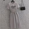2023 Plus Size Women's Polo Collar Summer Dress: Fashionable and Stylish