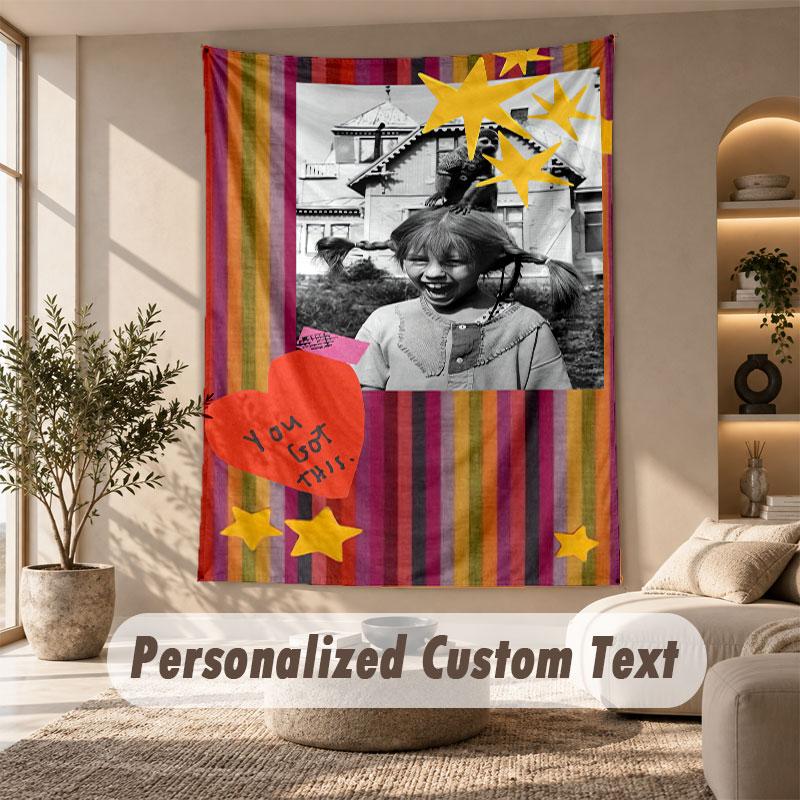 Wall Hanging Tapestry Art Cloth Bedroom Room Background DecorPippi Longstocking