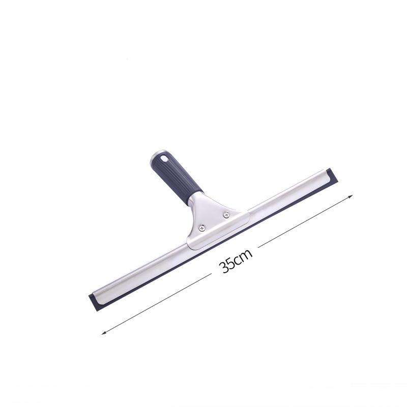 Stainless Steel Squeegee Non Slip Ergonomic Grip 1Pcs Streak Free for Shower Tile Wall Glass Door Window Car Exterior