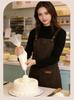 Custom Unisex Waterproof Canvas Waist Apron - Simple, Fashionable Workwear for Catering